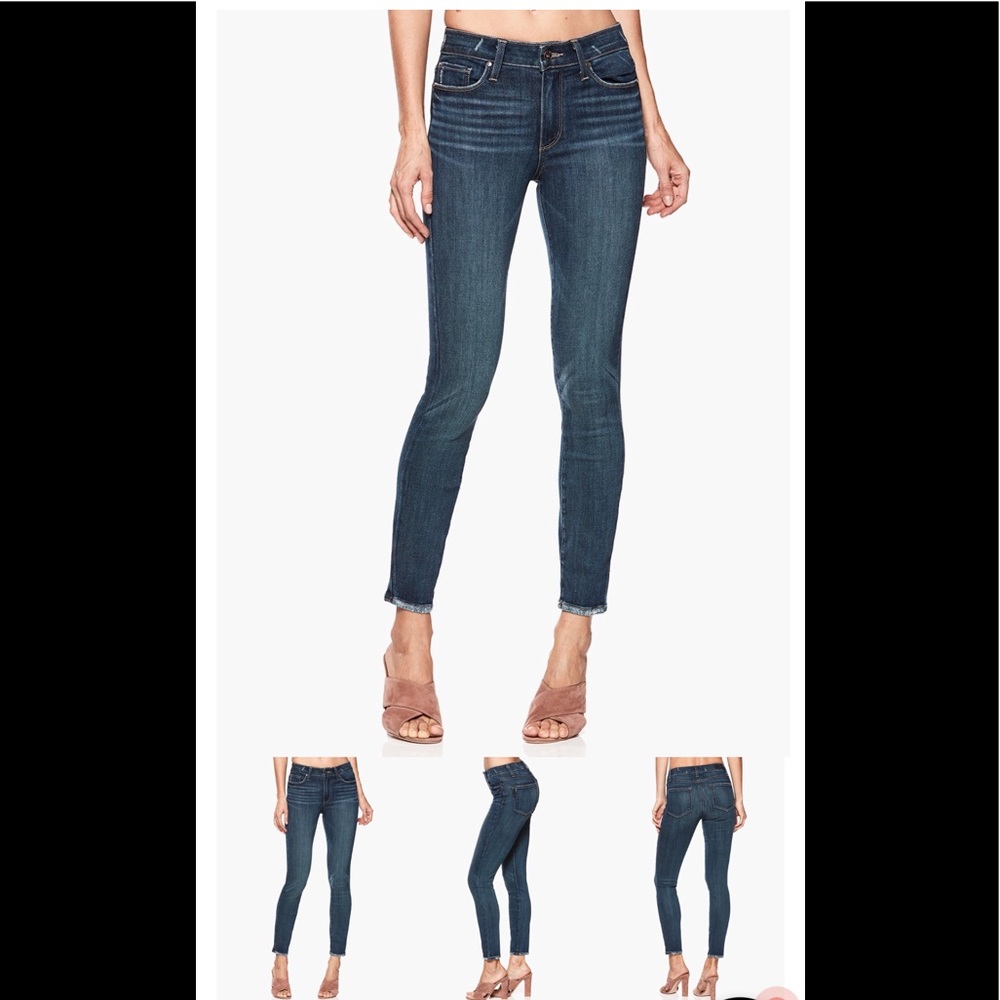 PAIGE HOXTON ANKLE (24) HIGH RISE JEANS